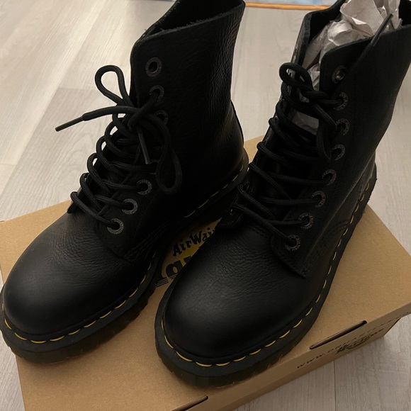 Dr. Martens Black Leather Boots - Picture 3 of 13